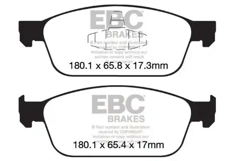 накладки EBC Brakes DP62145
