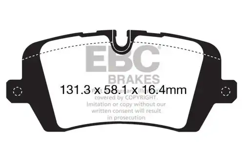 накладки EBC Brakes DP62161