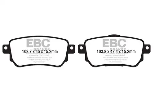 накладки EBC Brakes DP62219