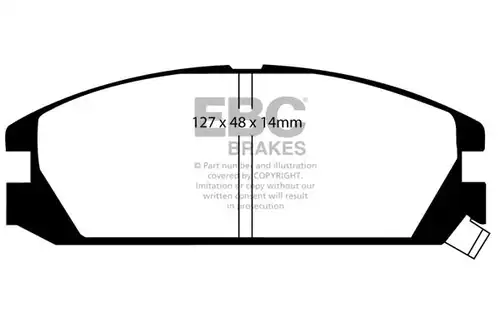 накладки EBC Brakes DP623