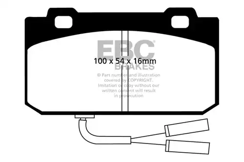 накладки EBC Brakes DP625