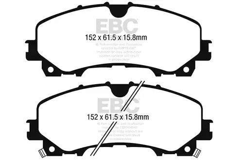 накладки EBC Brakes DP63036