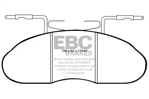 накладки EBC Brakes DP633/2