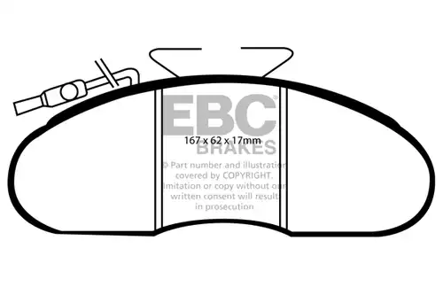 накладки EBC Brakes DP633/3