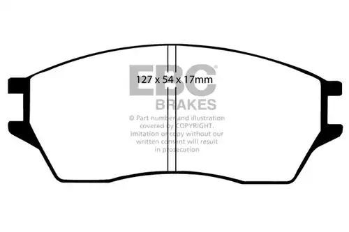 накладки EBC Brakes DP639