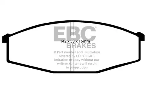 накладки EBC Brakes DP641