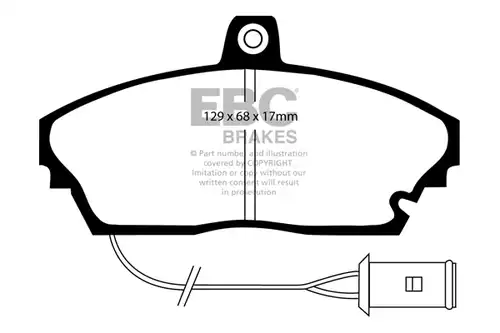 накладки EBC Brakes DP643