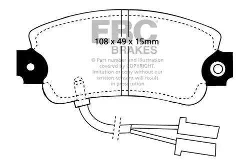 накладки EBC Brakes DP653