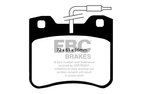 накладки EBC Brakes DP656