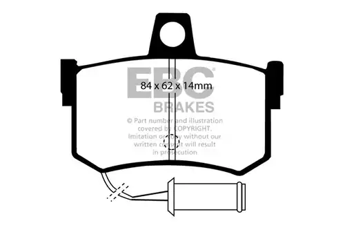 накладки EBC Brakes DP662