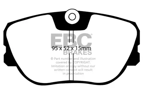 накладки EBC Brakes DP666/2