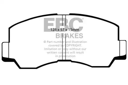 накладки EBC Brakes DP667