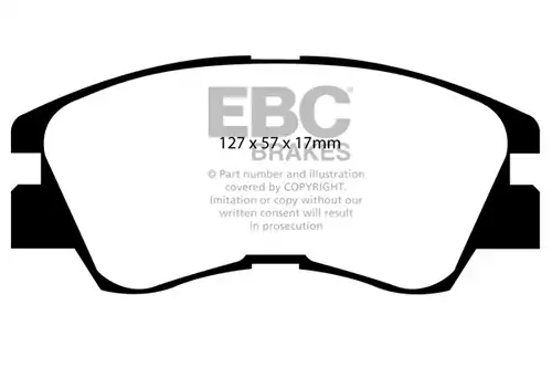 накладки EBC Brakes DP6716