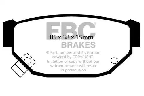 накладки EBC Brakes DP674