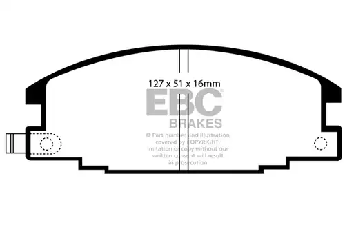 накладки EBC Brakes DP6746