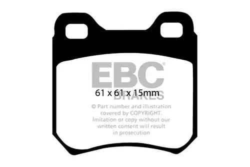 накладки EBC Brakes DP676