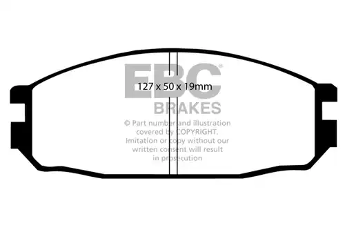 накладки EBC Brakes DP688