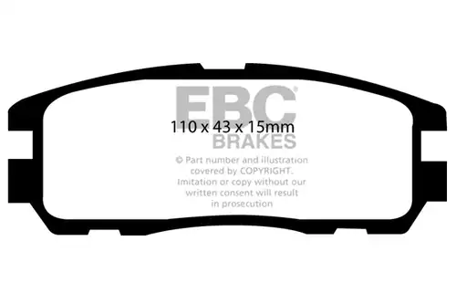 накладки EBC Brakes DP6974