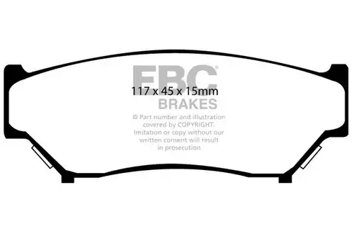 накладки EBC Brakes DP6979