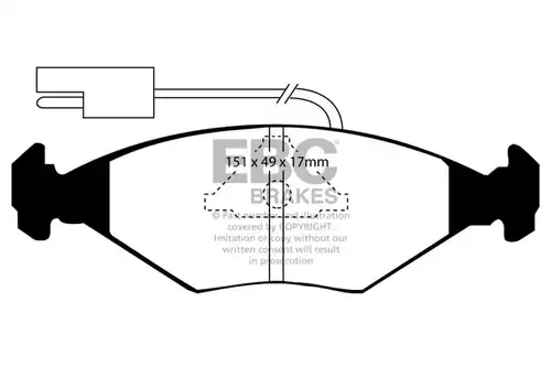 накладки EBC Brakes DP704