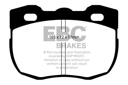 накладки EBC Brakes DP713