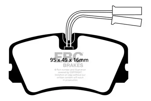 накладки EBC Brakes DP717