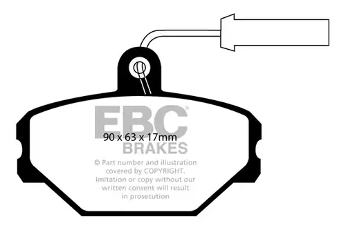 накладки EBC Brakes DP718