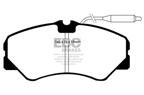 накладки EBC Brakes DP735