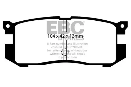 накладки EBC Brakes DP739