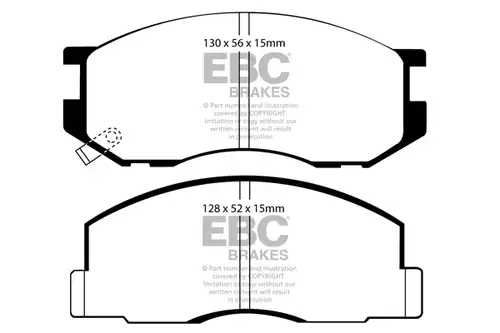 накладки EBC Brakes DP747