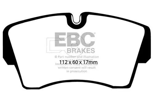 накладки EBC Brakes DP754