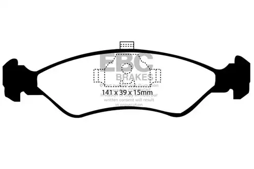 накладки EBC Brakes DP766