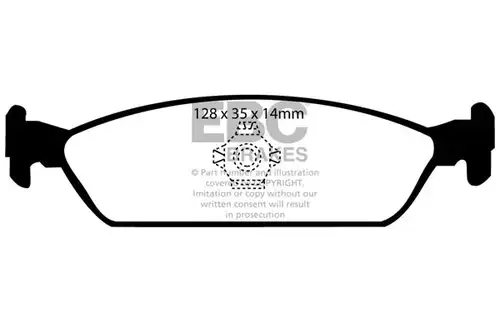 накладки EBC Brakes DP768