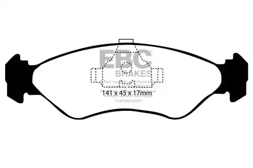 накладки EBC Brakes DP769