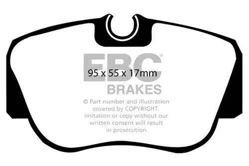 накладки EBC Brakes DP778