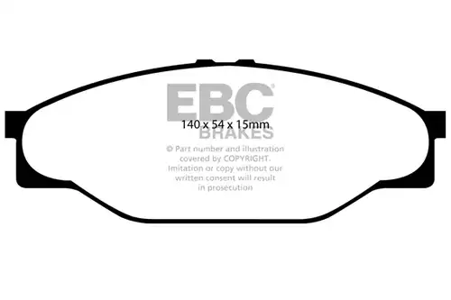 накладки EBC Brakes DP787