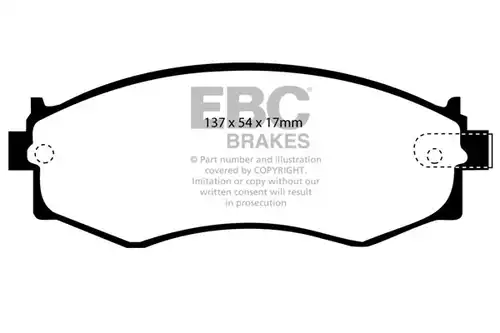 накладки EBC Brakes DP792