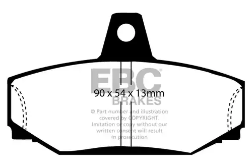 накладки EBC Brakes DP793