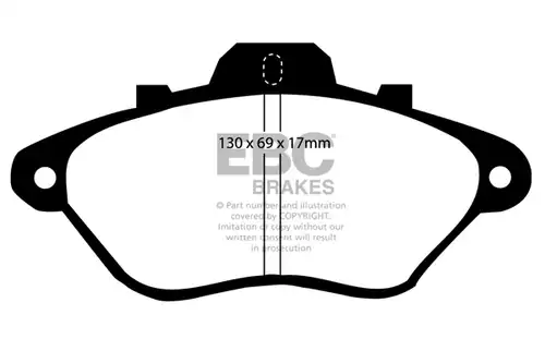 накладки EBC Brakes DP794