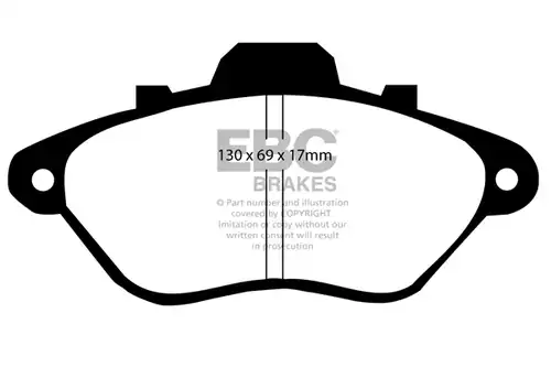 накладки EBC Brakes DP794/2