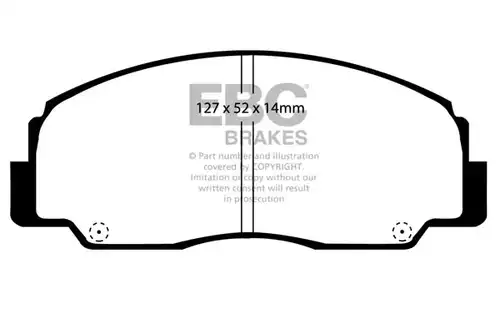 накладки EBC Brakes DP799