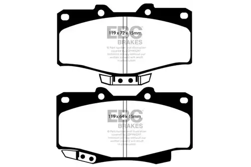 накладки EBC Brakes DP807