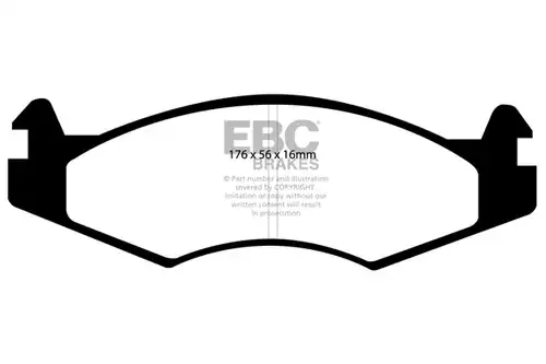 накладки EBC Brakes DP813