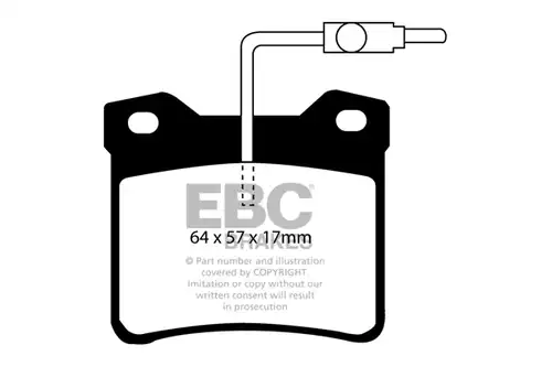 накладки EBC Brakes DP816