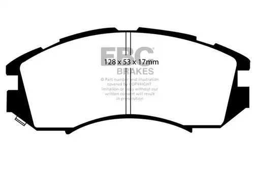 накладки EBC Brakes DP819