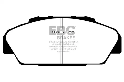 накладки EBC Brakes DP831
