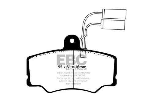 накладки EBC Brakes DP835