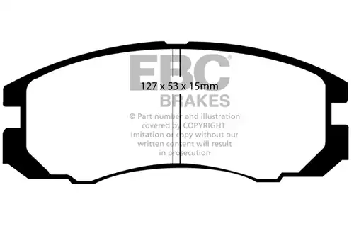 накладки EBC Brakes DP847