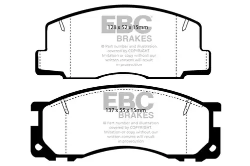 накладки EBC Brakes DP876