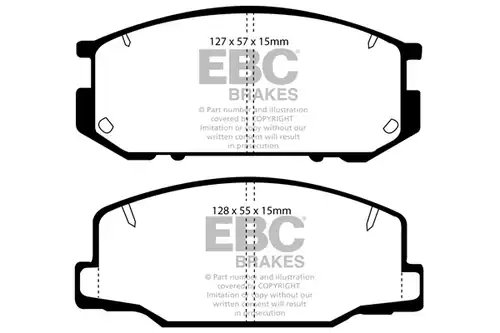 накладки EBC Brakes DP877